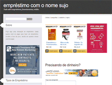 Tablet Screenshot of emprestimonomesujo.com